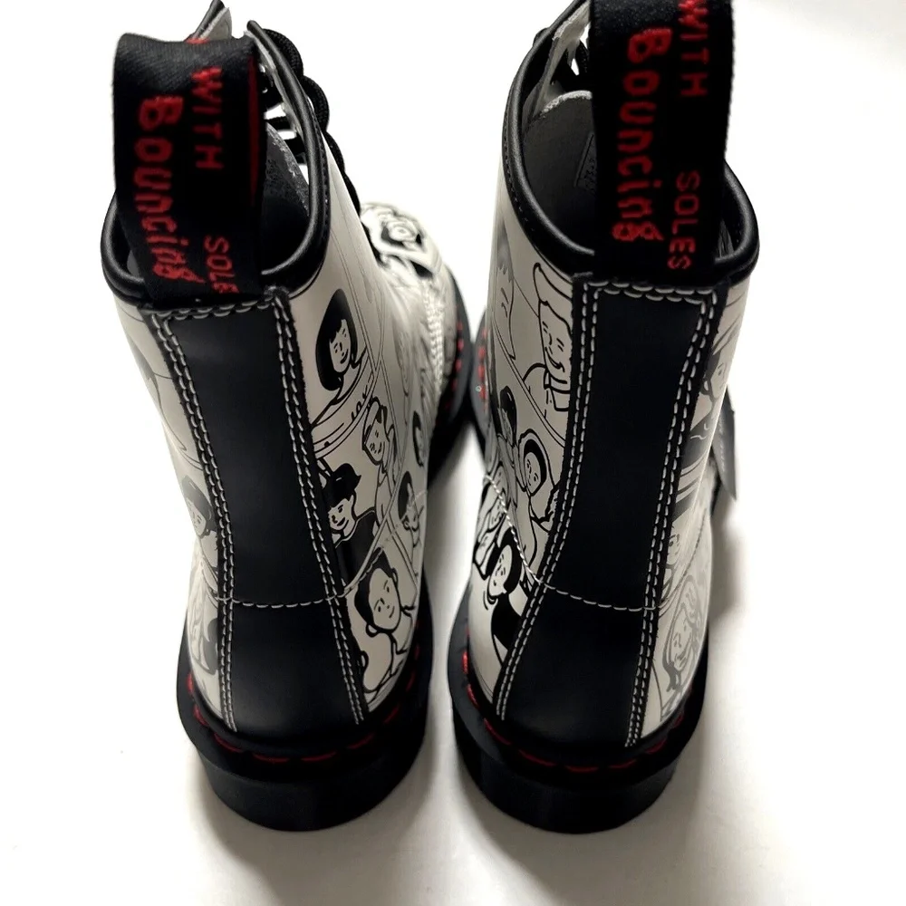 Dr Martens 1460 Pride Fuyuki Kanai Boots Mens 9 Womens 10 Manga 31287009 NWOB